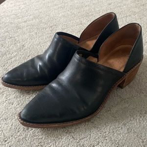 Madewell size 9 black booties
